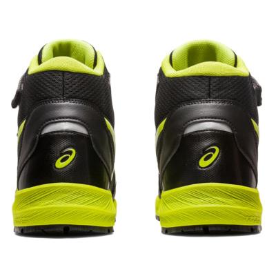 asics ハイカット安全靴 ブラック/ライム ASICS（アシックス） 安全靴 アシック CP216 ハイカット マジック