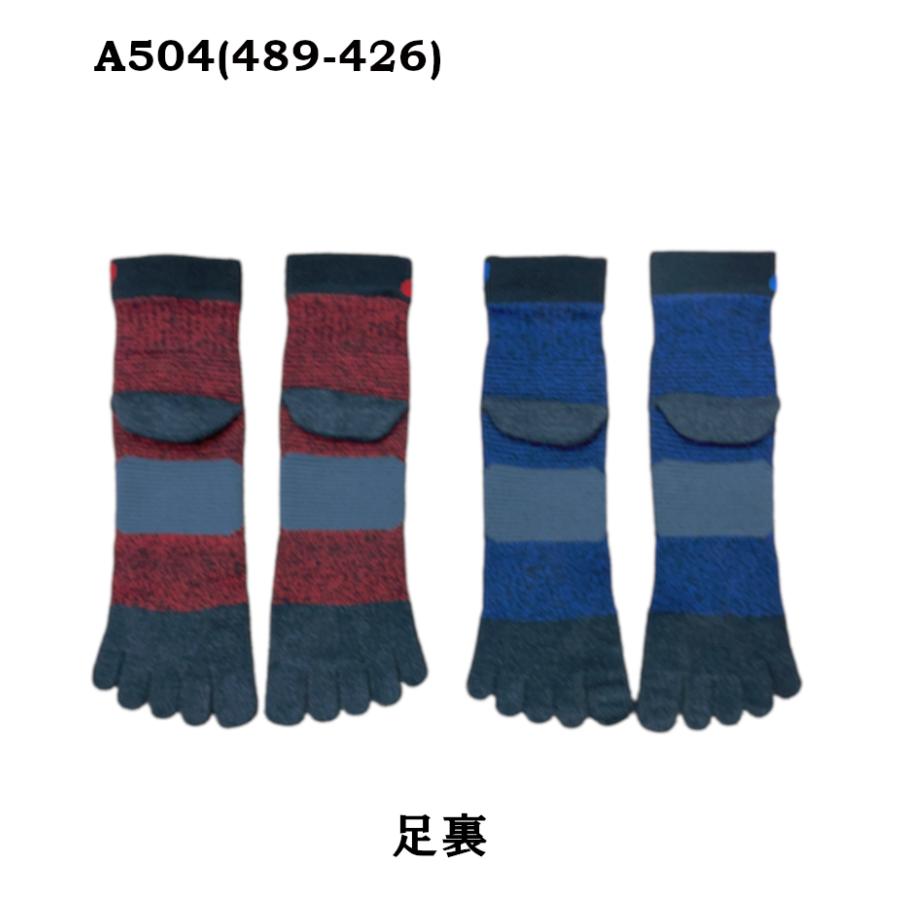 ASICS（アシックス） ソックス ミドル丈 W消臭 ソックス 靴下 5本指 2