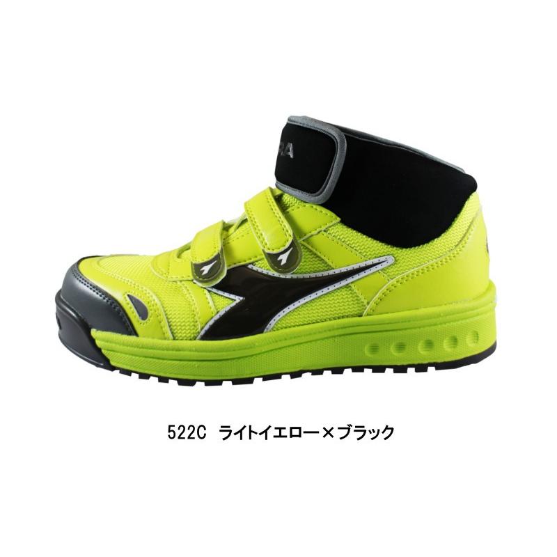 DIADORA 蛍光イエロー26cm （安全靴 セーフティシューズ） DIADORA 蛍光イエロー26cm （安全靴 セーフティシューズ