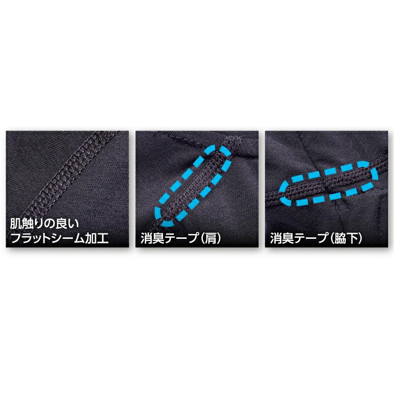 HOOH 快適ウェア PC222 ペルチェコンプレッション セット M 〜 XL