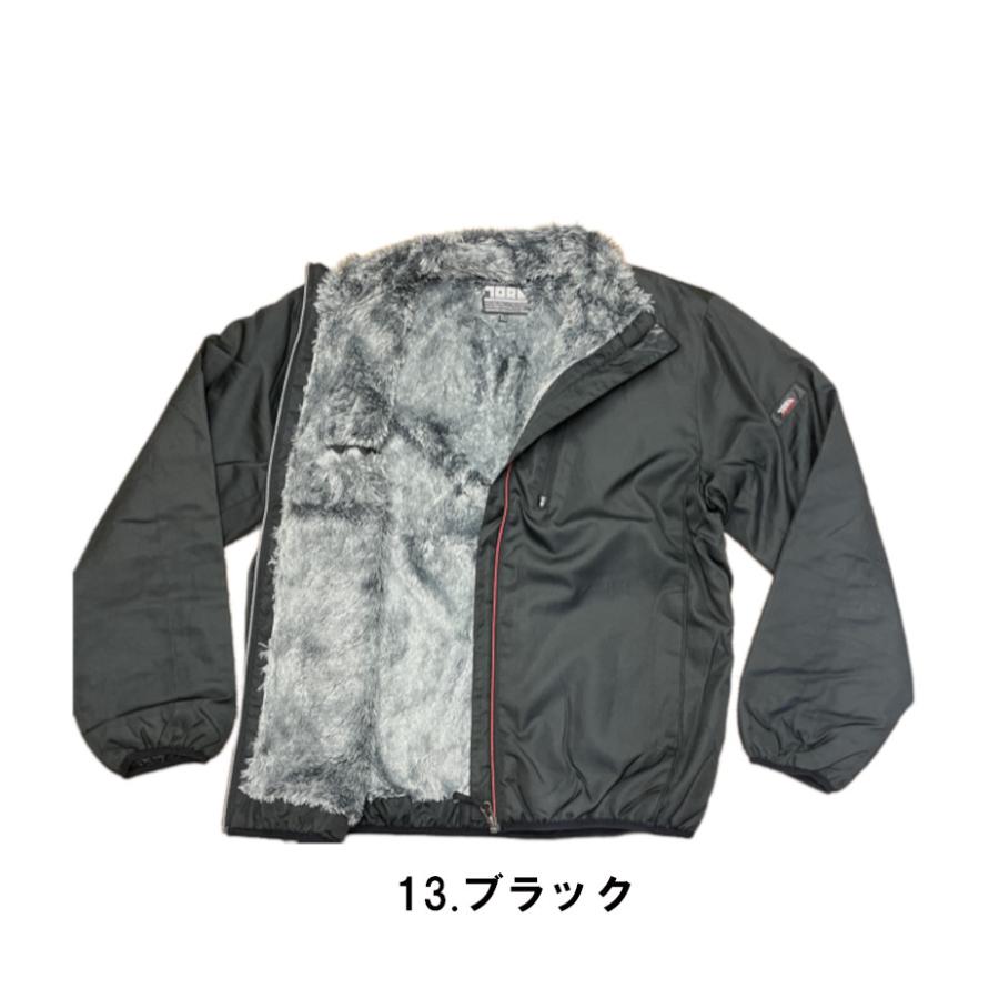 寅壱 処分品 特価 防寒 3380-129 裏ボアフリースジャケット M~3L 在庫