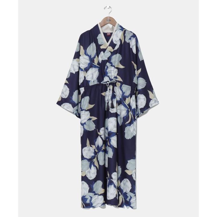 着物風ワンピース つぼみ 着物風 ワンピース 上品 和 モダン レトロ