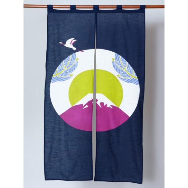 縁起のいい富士山のれん。和室 洋室 日本土産 贈り物 japanese noren 日本土産 | 