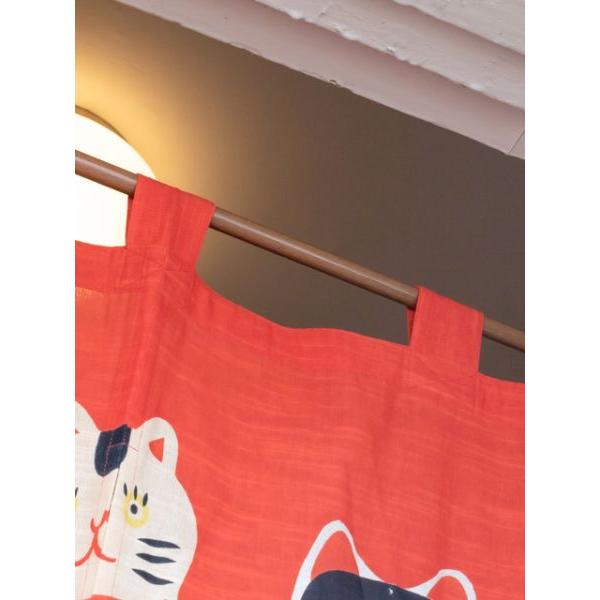 ミンゲイタチノ暖簾 カヤ kaya 日本 お土産 インテリア 和風 japan だるま 民芸 |  | 01