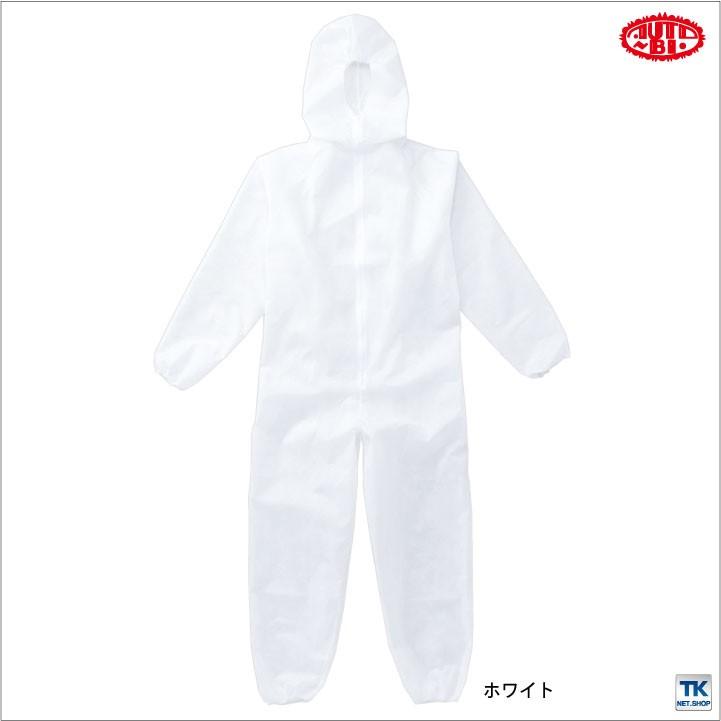 簡易防護服つなぎ 不織布 ツナギ服 続服 ツヅキ 作業服 作業着 ５枚セット オートバイ 春夏 秋冬 長袖 ab-100 | 山田辰 | 05