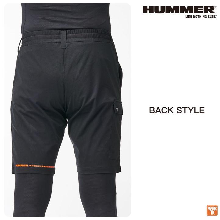 HUMMER ハーフパンツ ひざ上 ドライ 吸汗速乾 軽量 涼しい 春夏 カーゴパンツ 作業ズボン 作業服 作業着 メンズ レディース ハマー アタックベース at-38571 |  | 03