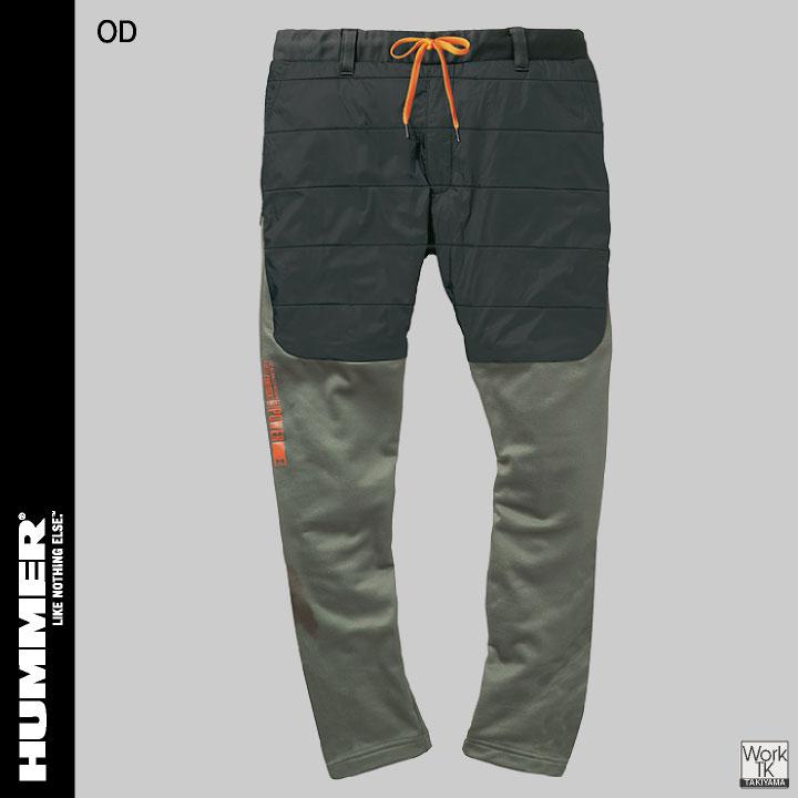 HUMMER 中綿 裏起毛 パンツ ウインドブレーカー 作業ズボン ストレッチ 秋冬 暖かい 防寒 作業服 作業着 おしゃれ メンズ レディース アタックベース at-49582 |  | 09