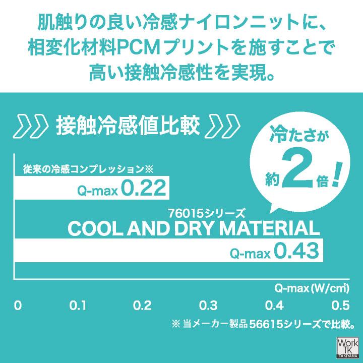 アタックベース 接触冷感 ドライ アームカバー ストレッチ 吸汗速乾 ひんやり 涼しい 腕カバー 春夏 作業服 作業着 暑さ対策 日焼け対策 [ネコポス] at-76775 | アタックベース | 02
