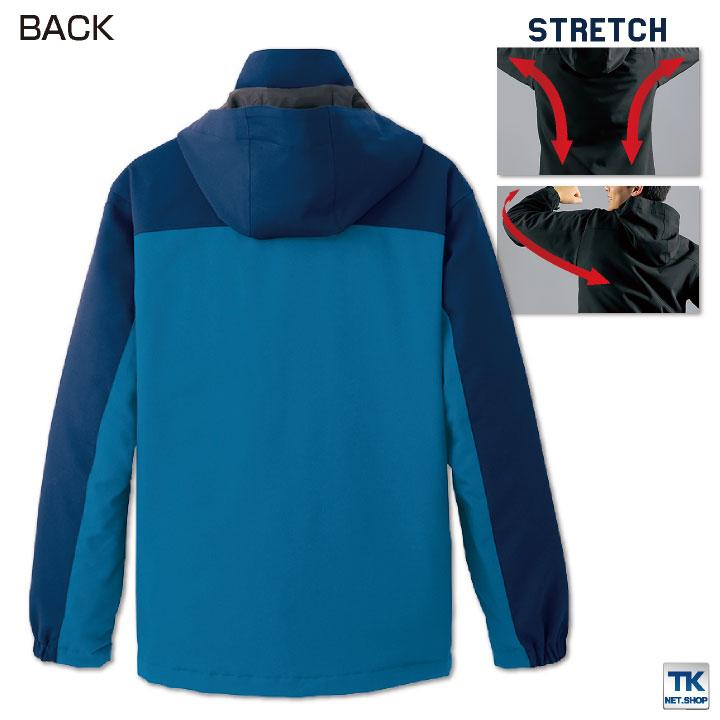 アイトス 長袖 軽防寒 ジャケット 秋冬 上着 メンズ レディース 帯電防止 エコ 軽量 ストレッチ 保温 作業服 防寒 AITOZ az-10316 | アイトス | 06