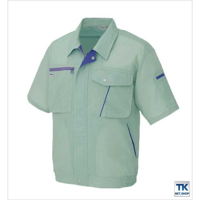 半袖ブルゾン 作業ジャンパー AITOZ おすすめ！ 春夏 作業服 作業着 アイトス 半袖 ジャケット az-231 | アイトス | 05