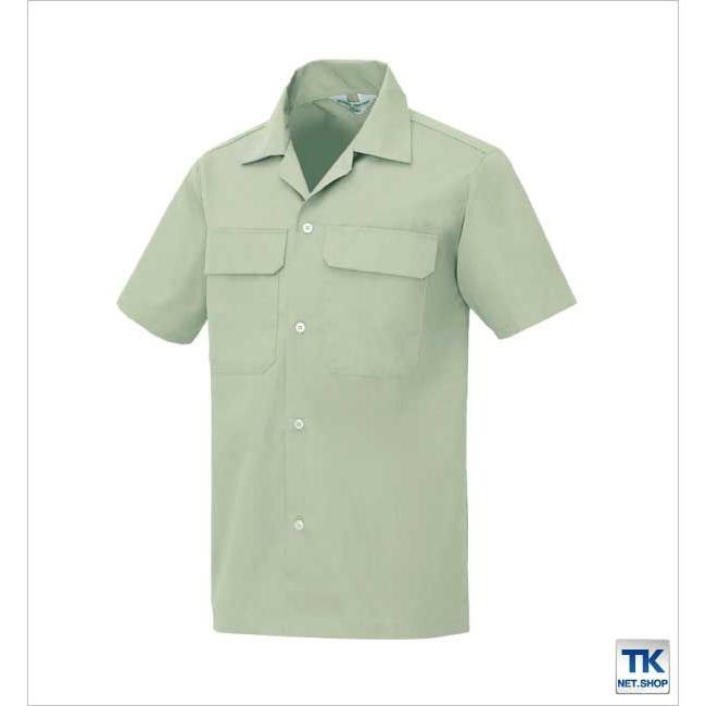 作業シャツ 半袖シャツ 作業服 作業着 春夏 AITOZ ベーシックワーク アイトス az-531-b | アイトス | 04