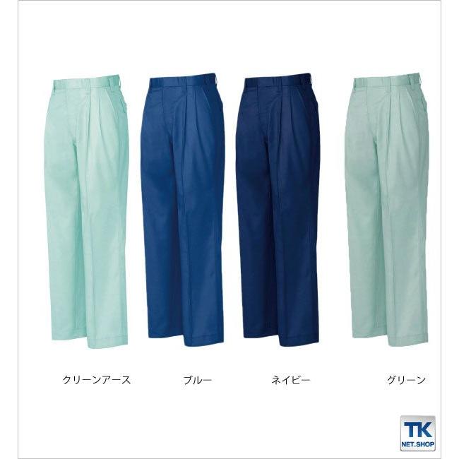 作業ズボン パンツ ２タック AITOZ ムービンカット 春夏 作業服 作業着 アイトス スラックス az-5322-b | アイトス | 03
