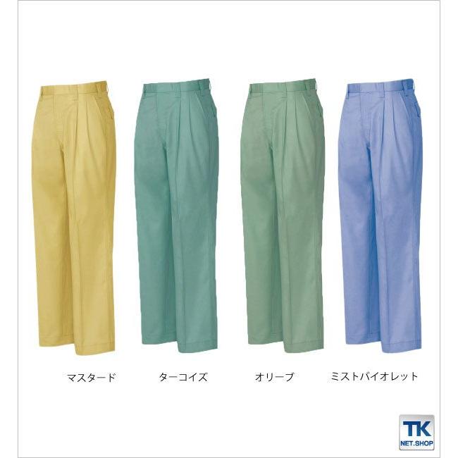 作業ズボン パンツ ２タック AITOZ ムービンカット 春夏 作業服 作業着 アイトス スラックス az-5322-b | アイトス | 04