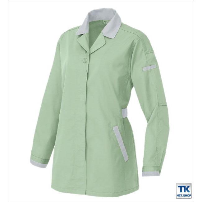 レディース長袖スモック 作業ジャンパー AITOZ ムービンカット 春夏 作業服 作業着 アイトス 長袖スモック az-5327 | アイトス | 02