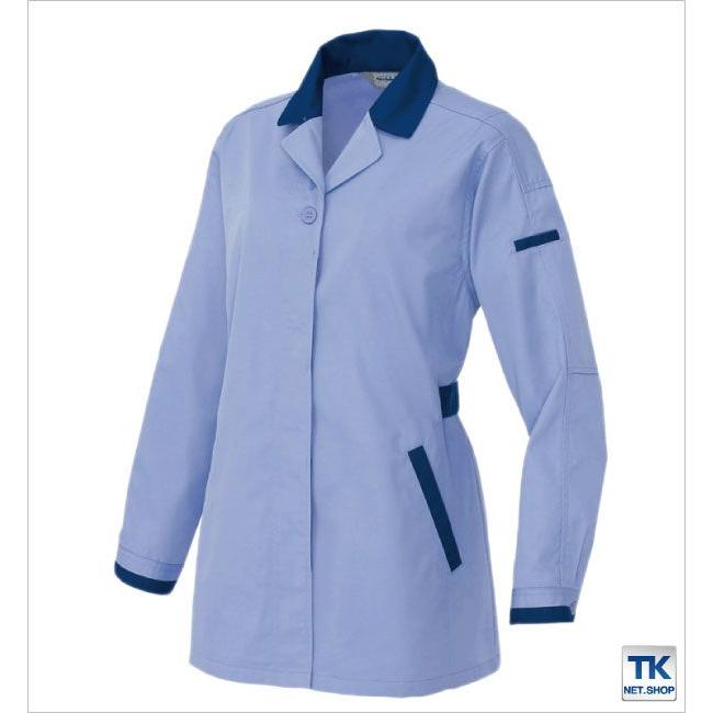 レディース長袖スモック 作業ジャンパー AITOZ ムービンカット 春夏 作業服 作業着 アイトス 長袖スモック az-5327 | アイトス | 03