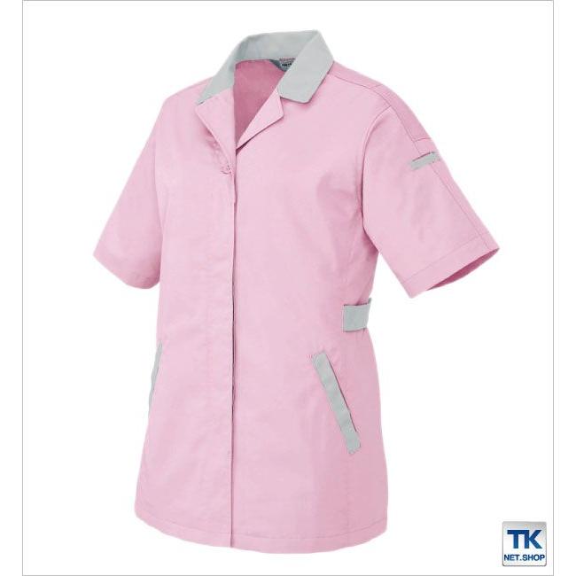 レディース 半袖スモック 作業ジャンパー AITOZ ムービンカット 春夏 作業服 作業着 アイトス az-5328 | アイトス | 01