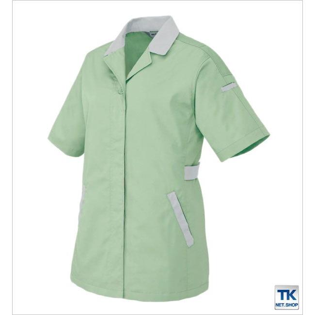 レディース 半袖スモック 作業ジャンパー AITOZ ムービンカット 春夏 作業服 作業着 アイトス az-5328 | アイトス | 02