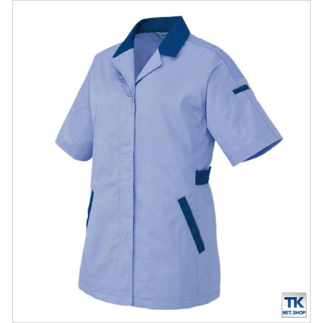 レディース 半袖スモック 作業ジャンパー AITOZ ムービンカット 春夏 作業服 作業着 アイトス az-5328 | アイトス | 03