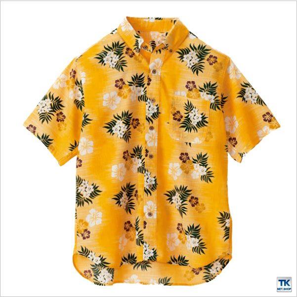アロハシャツ ボタンダウン カジーマ イベント 大売出し アミューズメント アイトス 半袖シャツ 春夏 az-56110 | アイトス | 03