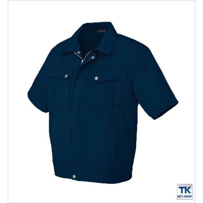 半袖ブルゾン 作業ジャンパー AITOZ ピュアストリーム 春夏 作業服 作業着 アイトス 半袖 ジャケット az-5661 | アイトス | 04