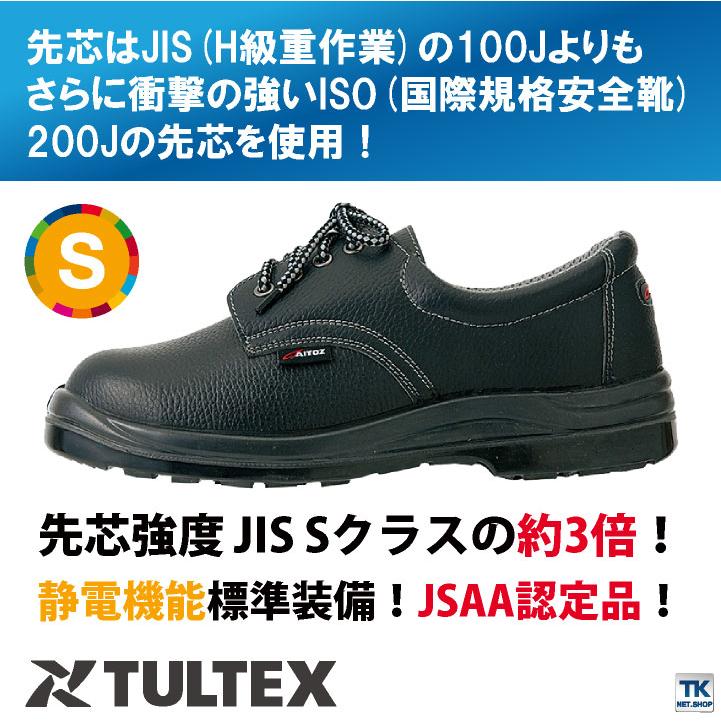 アイトス セーフティーシューズ ひも式 JSAA-A種合格品 鋼製先芯 ローカット メンズ レディース 安全靴 ウレタン 耐油 制電 短靴 春夏 秋冬 az-59801 | アイトス | 01