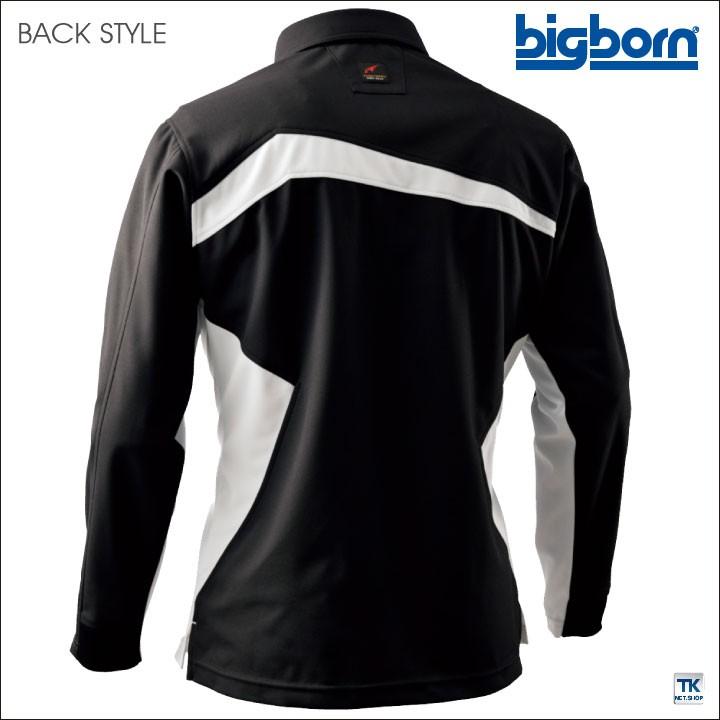 ロングスリーブトリコットシャツ ビッグボーン 作業服 作業着 ストレッチ 吸水速乾 防汚加工 おしゃれ 長袖シャツ 秋冬 bb-eba505-b | bigborn | 03