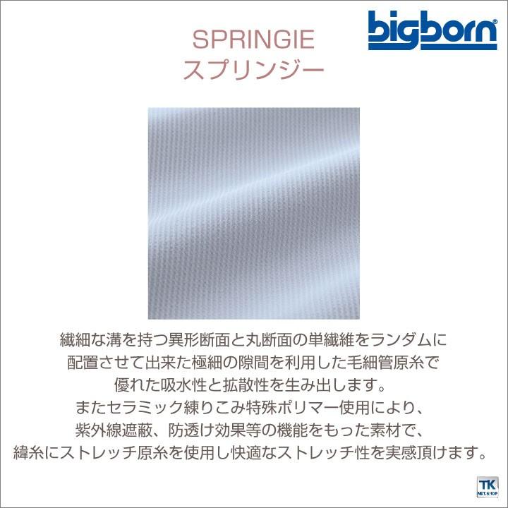 メンズ・レディース兼用2WAYシャツ ビッグボーン 作業服 作業着 ストレッチ 透け防止 形態安定 UVカット 吸汗 速乾 長袖シャツ 春夏 bb-sw505 | bigborn | 01