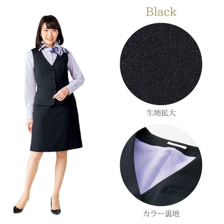 ベスト レディース 無地 シンプル ボンマックス オフィスウェア フォーマルウェア 制服 事務服 スーツ BONMAX bm-av1259 | ボンマックス（ユニフォーム） | 03
