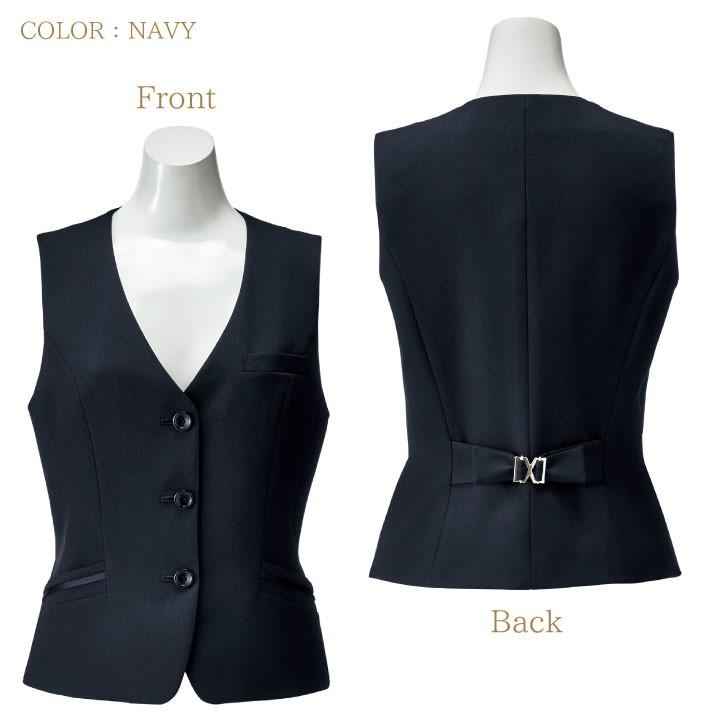 ベスト レディース 無地 シンプル ボンマックス オフィスウェア フォーマルウェア 制服 事務服 スーツ BONMAX bm-av1259 | ボンマックス（ユニフォーム） | 05