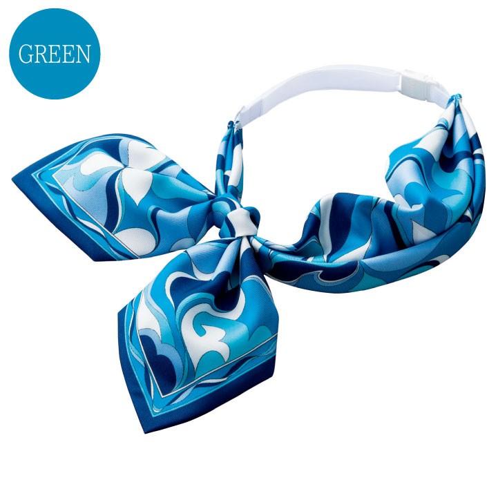 スカーフリボン 柄 アジャスター付き ボンマックス 事務服 制服 ユニフォーム フォーマル 華やか おしゃれ オフィス スカーフ BONMAX bm-ba9137 | ボンマックス（ユニフォーム） | 06