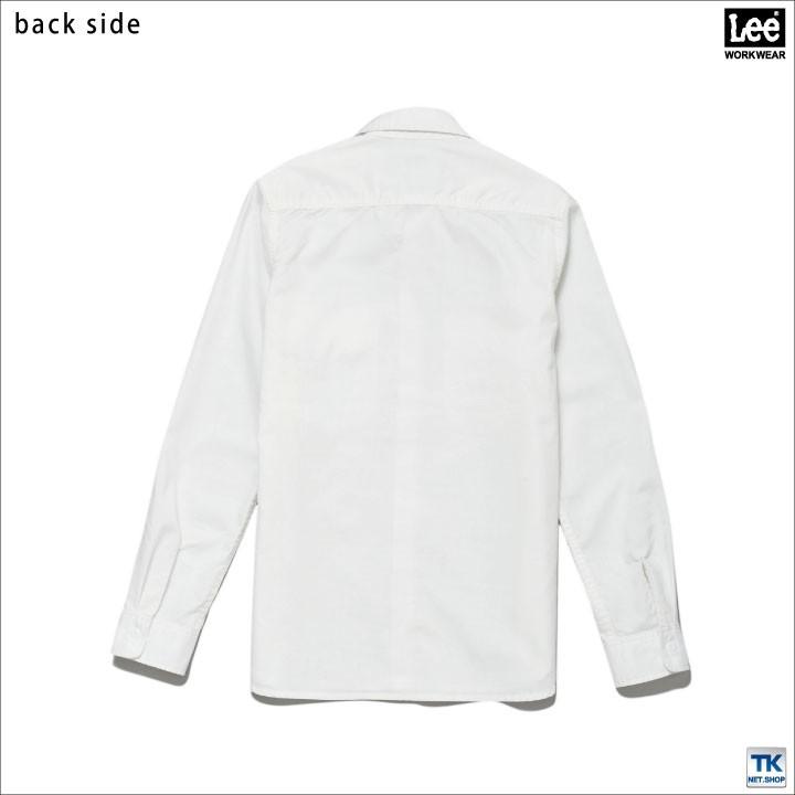 Lee 長袖シャツ メンズワークシャツ WORKWEAR シャンブレーシャツ リー WORK SHIRTS ボンマックス bm-lcs46003 | ボンマックス（ユニフォーム） | 03