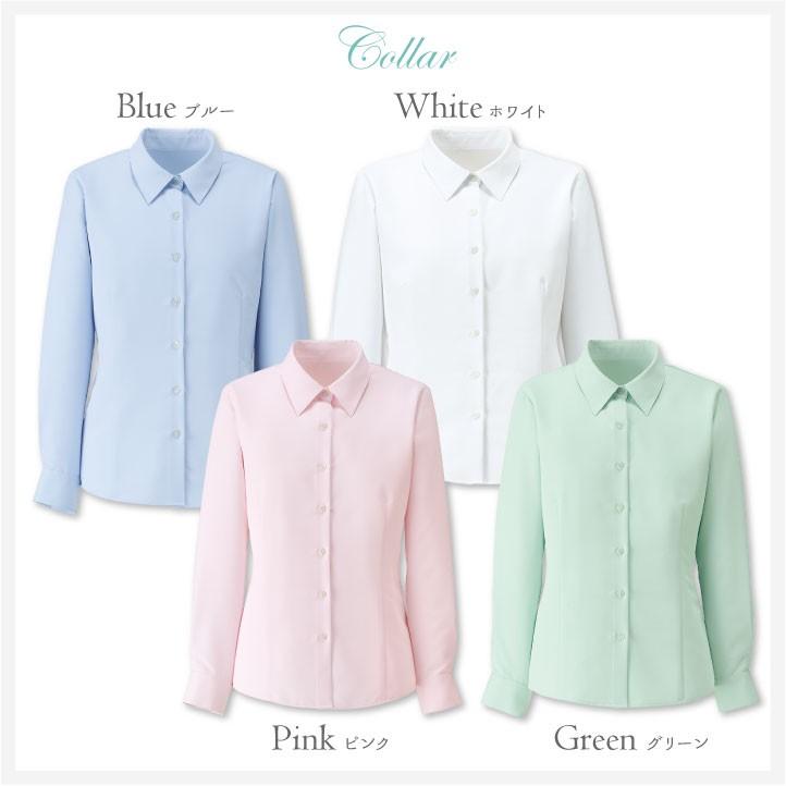 ブラウス シャツ 長袖 無地 ボンマックス 事務服 制服 ユニフォーム フォーマル おしゃれ オフィス 長袖ブラウス BONMAX bm-rb4165 | ボンマックス（ユニフォーム） | 09