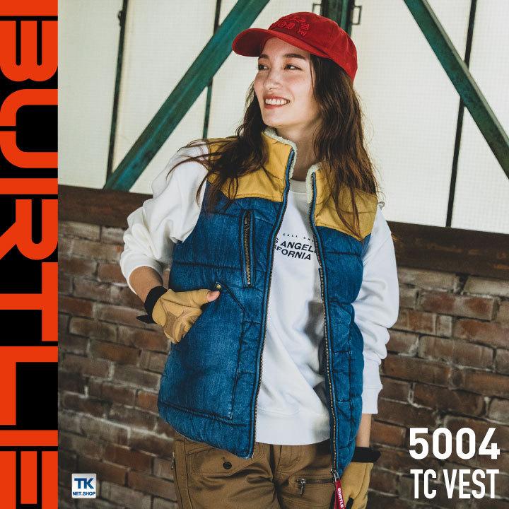 バートル サーモクラフト 防寒ベスト 防寒着 ヒートベスト 電熱パット対応 秋冬 コーデュラ 綿100% ワークウェア アウトドア メンズ レディース BURTLE bt-5004 | BURTLE | 11