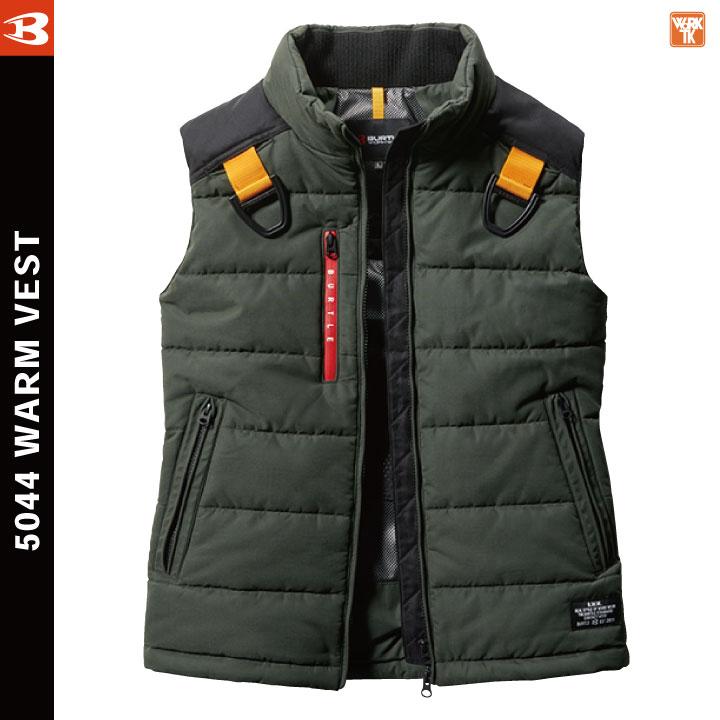 バートル 防寒ベスト 防寒着 フルハーネス対応 秋冬 メンズ レディース 電熱パット対応 作業着 カジュアル おしゃれ 暖かい サーモクラフト BURTLE bt-5044 | BURTLE | 09