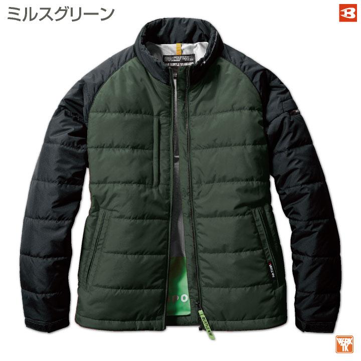 バートル 防寒着 秋冬 長袖 軽防寒 ジャケット 男女兼用 防風 撥水 SDGs 作業着 カジュアル おしゃれ メンズ レディース BURTLE bt-7420 | BURTLE | 10