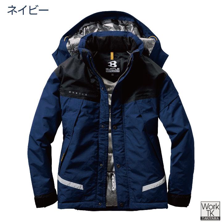 バートル 防寒着 秋冬 防水防寒ジャケット メンズ 防寒 ジャンパー 防寒服 ブルゾン フード付き BURTLE おしゃれ 長袖 作業着 bt-7610 | BURTLE | 10