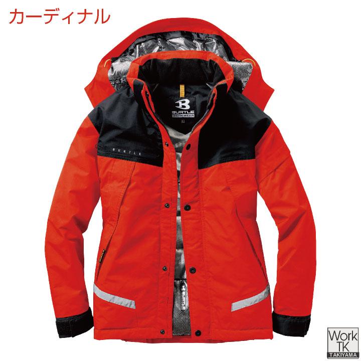 バートル 防寒着 秋冬 防水防寒ジャケット メンズ 防寒 ジャンパー 防寒服 ブルゾン フード付き BURTLE おしゃれ 長袖 作業着 bt-7610 | BURTLE | 14