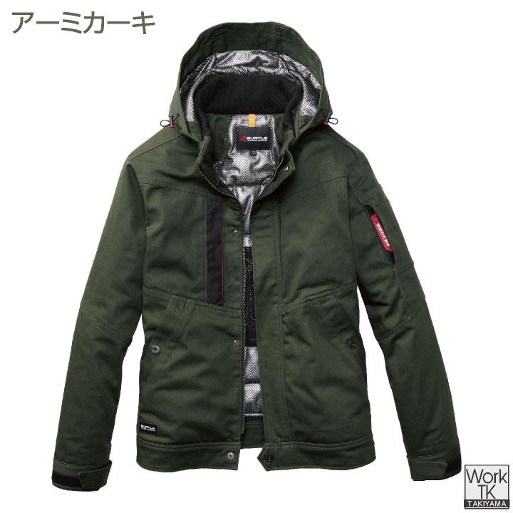 バートル サーモクラフト 長袖防寒ジャケット 電熱パッド対応 防寒着 秋冬 綿100% 男女兼用 裏アルミメッシュ 撥水性 ワークウェア アウトドア BURTLE bt-8210 | BURTLE | 11