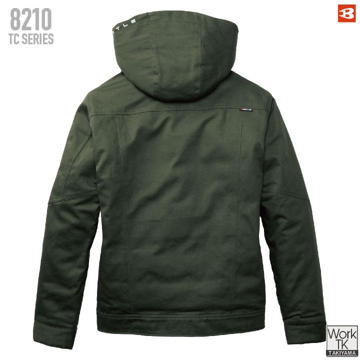 バートル サーモクラフト 長袖防寒ジャケット 電熱パッド対応 防寒着 秋冬 綿100% 男女兼用 裏アルミメッシュ 撥水性 ワークウェア アウトドア BURTLE bt-8210 | BURTLE | 07