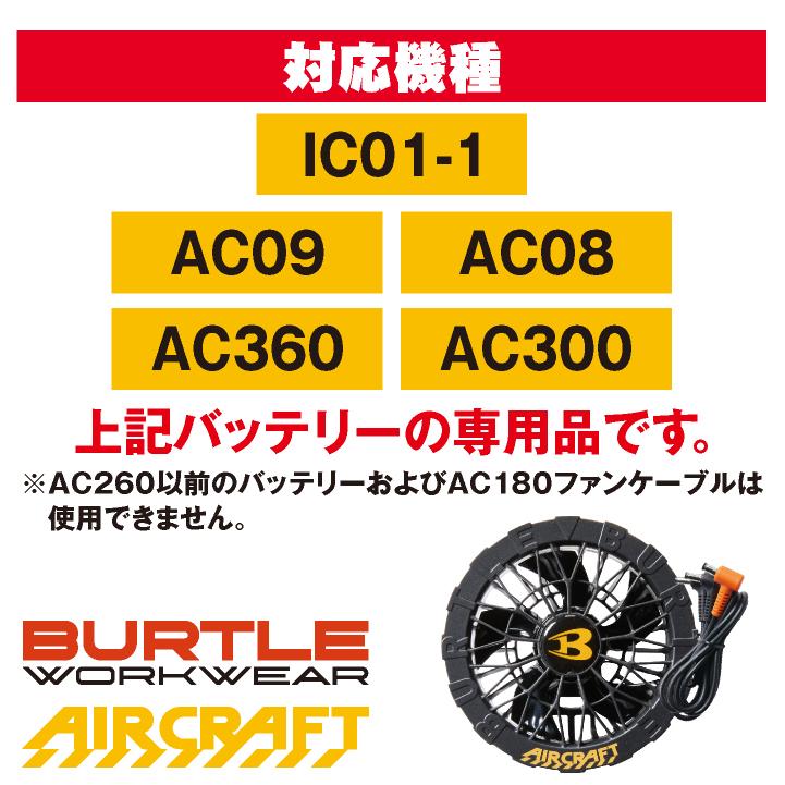 (2025年 最新モデル) バートル ファンユニット 24V対応 エアークラフト AIRCRAFT 空調作業服 ファン付きウェア用 ファンのみ (パーツ) (即日出荷) bt-ac09-1-t |  | 05