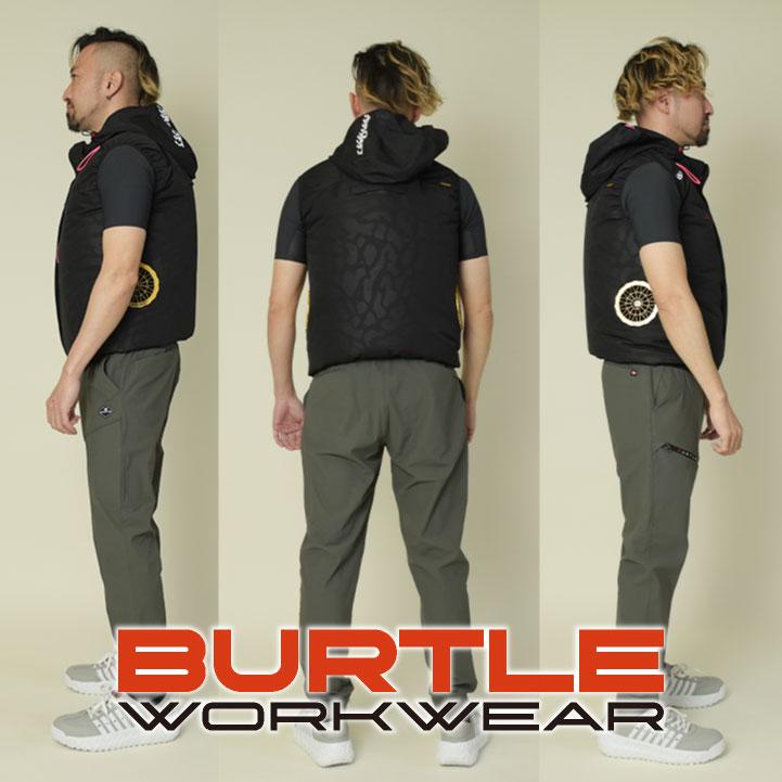 BURTLE AC2064空調服 2025モデル バートル　アーミーカーキ6XL バートル] AC2064 エアークラフトベスト ☆2025春夏/新商品☆