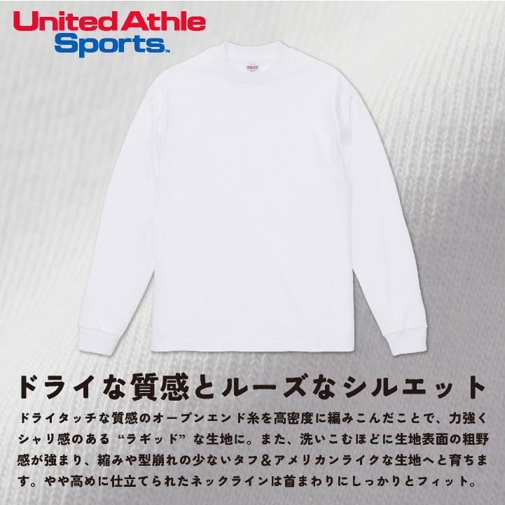 ユナイテッドアスレ 長袖 Tシャツ ルーズシルエット ストリート シンプル カジュアル スポーツ 加工用 オリジナルアイテム用 グッズ United Athle cb-4288-01 |  | 01