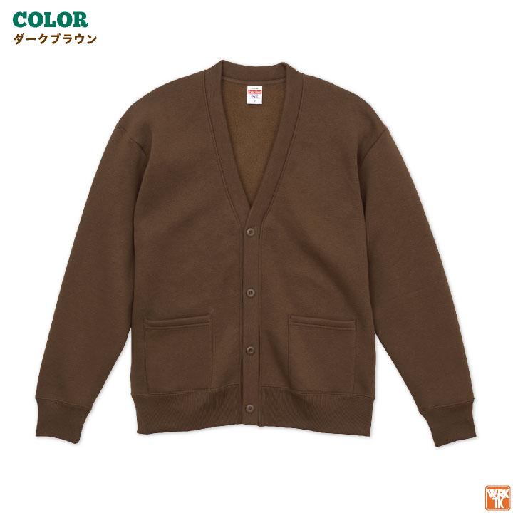 ユナイテッドアスレ 秋冬 10.0オンス スウェット カーディガン 長袖 裏