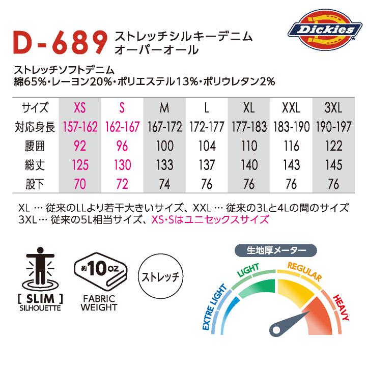 ディッキーズ ストレッチ オーバーオール つなぎ 作業着 作業服