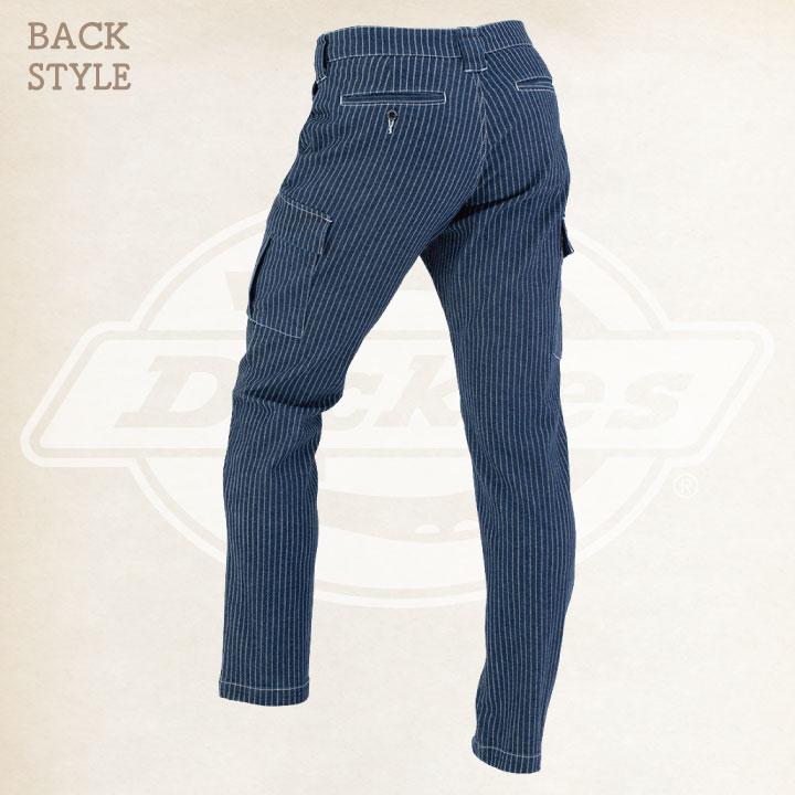 ディッキーズ Dickies ウォバッシュ デニム カーゴパンツ ストレッチ メンズ レディース カジュアル 作業服 作業着 おしゃれ 春夏 秋冬 コーコス cc-d695 | Dickies | 04