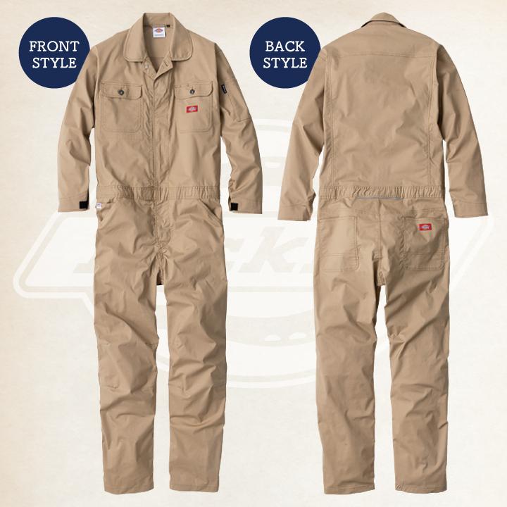 ディッキーズ つなぎ 長袖 ストレッチ ツナギ 作業着 作業服 設備 DIY 春夏 秋冬 おしゃれ メンズ レディース 大きいサイズ Dickies cc-d746 | Dickies | 02