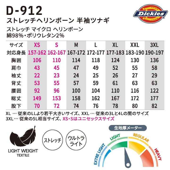 ディッキーズ ストレッチ つなぎ 半袖 オーバーオール ツナギ 円管服 ジャンプスーツ 作業着 作業服 農業 塗装 整備 DIY 春夏 秋冬 Dickies コーコス cc-d912 |  | 08