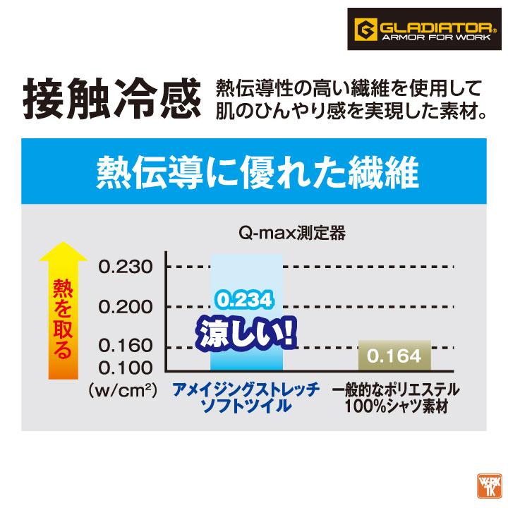 グラディエーター 冷感 ストレッチ ハーフパンツ ショートパンツ 涼しい 春夏 作業着 作業服 スポーツ メンズ レディース 大きいサイズ コーコス cc-g2016 |  | 05