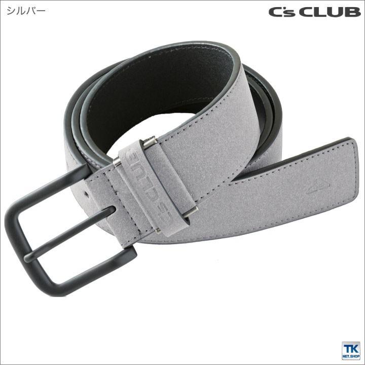 ベルト メンズ ベロア調ブラックバックルベルト C'CLUB chusan cs-0716 | ブランド登録なし | 04