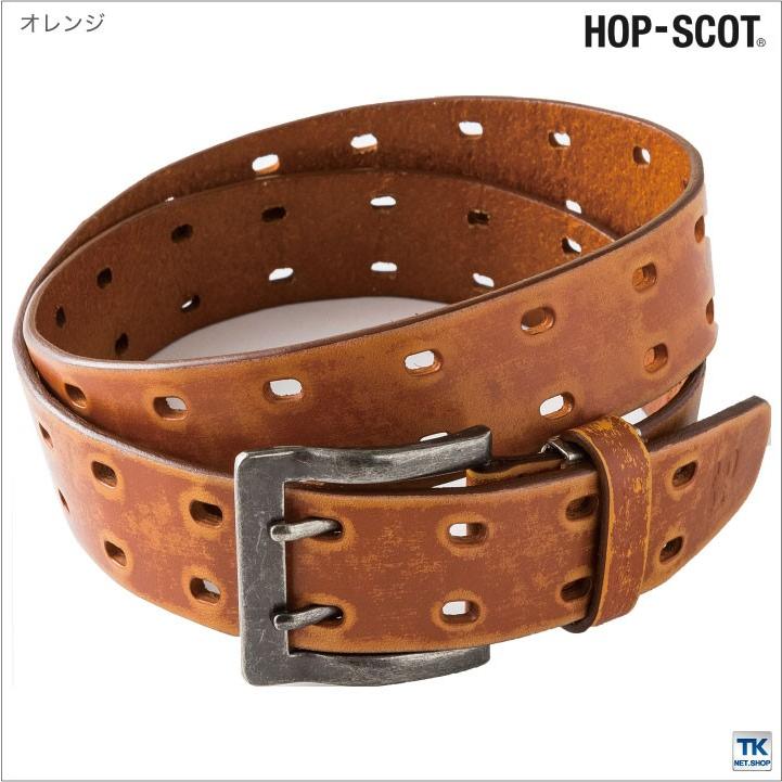 ベルト メンズ ダメージレザーベルト HOP-SCOT chusan cs-0910 | ブランド登録なし | 02